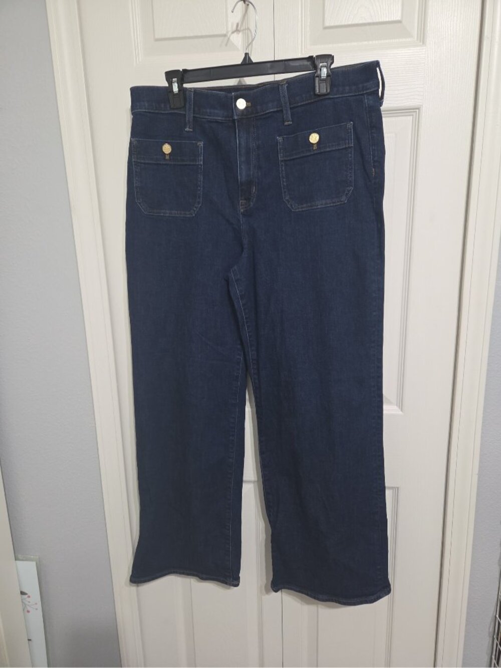 J. Crew Full Length Slim Wide Leg size 32 Jeans